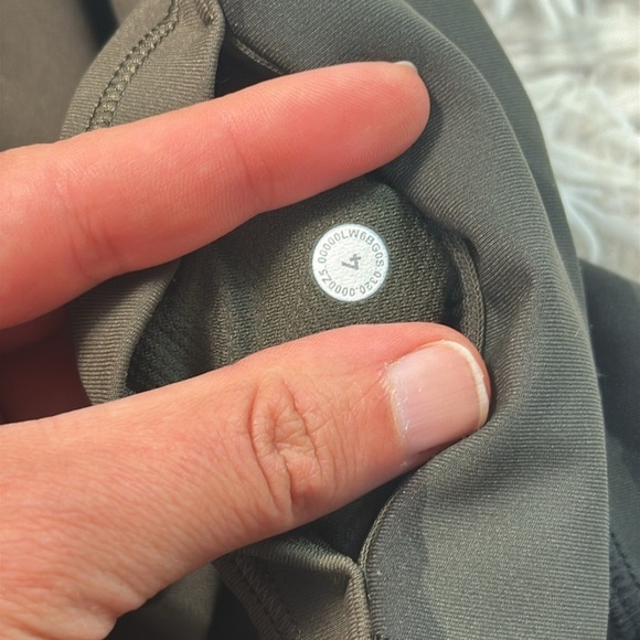 Lululemon Pace Rival High-Rise Crop 22" Heritage 365 Camo Dark Olive Multi / Dar - Picture 4 of 7